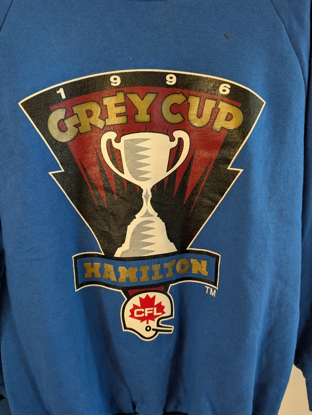 *2 For 1 - DEAL* - 1996 GREY CUP Sweatshirt & Hamilton Tiger-Cats Black Tee - Picture 6 of 13